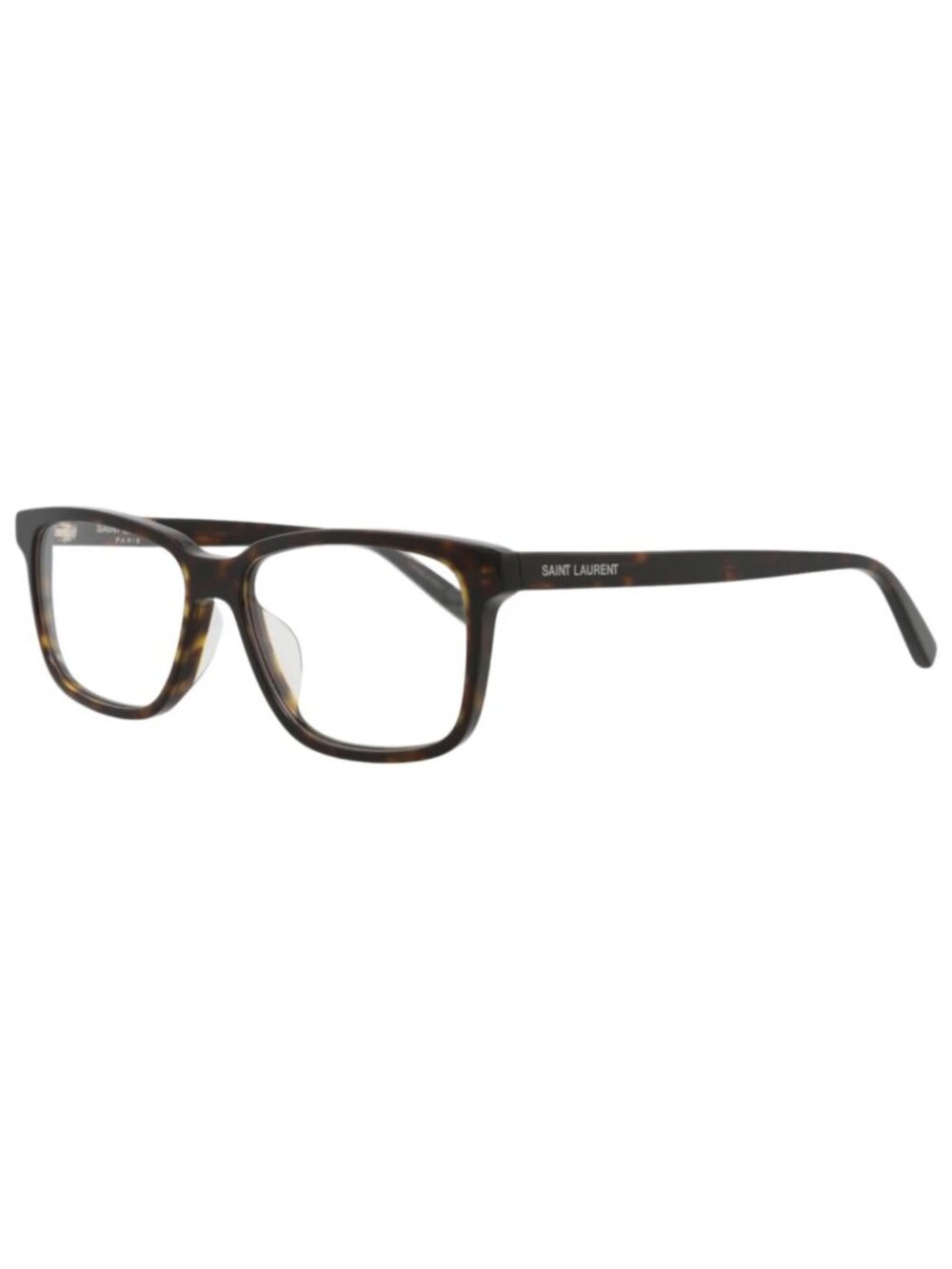 New Saint Laurent Women's Eyeglasses Square Rectangle Acetate Frame Mens Havana